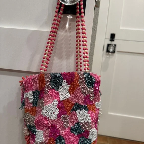 Colorful Beaded Handbag - Picture 5 of 5